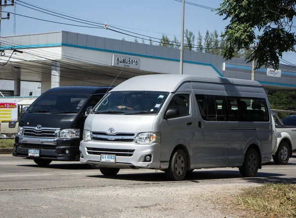 Chiangmai Thailand October 2020 Private Toyota Commuter Van Photo Road — Foto de Stock