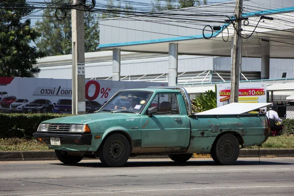 치앙마이 2020 Private Old Pickup Car Mitsubishi L200 치앙마이에서 8Km — 스톡 사진