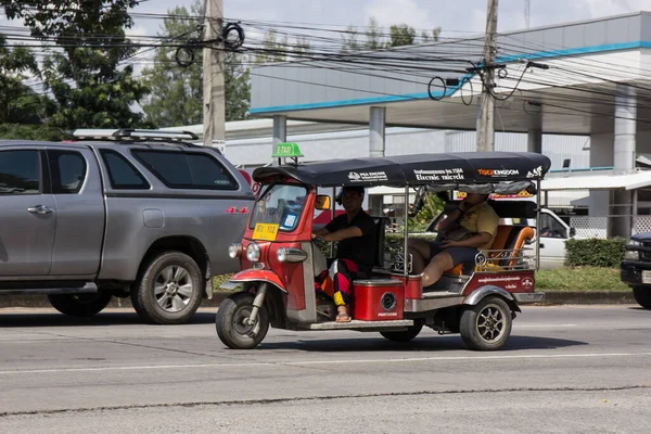 Chiangmai Thailand October 2020 Tuk Tuk Taxi Chiangmai Service City — Stock Photo, Image