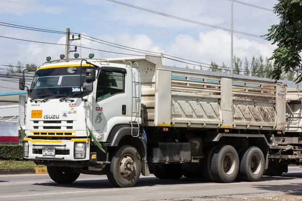 Chiangmai Tailândia Outubro 2020 Private Isuzu Dump Truck Estrada 1001 — Fotografia de Stock