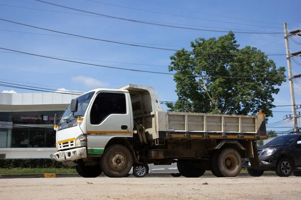 Чиангмай Таиланд Ноября 2020 Частный Грузовик Isuzu Dump Truck Дороге — стоковое фото