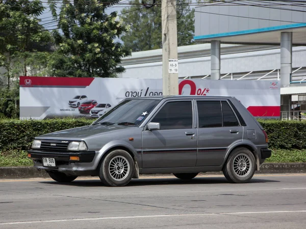 Chiangmai Thailandia Novembre 2020 Old Private Car Toyota Starlet Sulla — Foto Stock