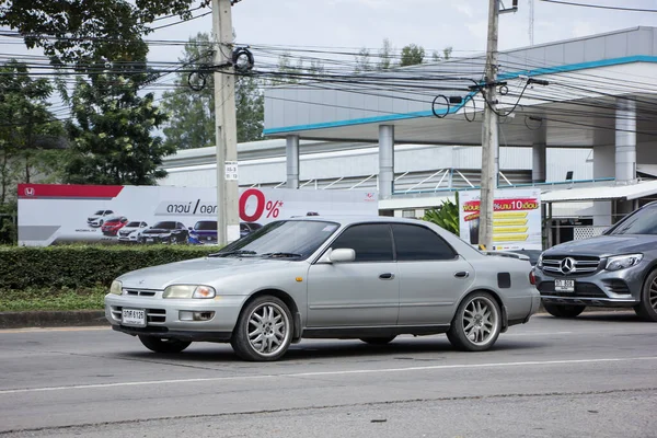 Chiangmai Tailândia Novembro 2020 Carro Particular Nissan Sunny Presea Foto — Fotografia de Stock