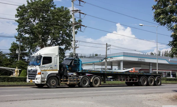 Chiangmai Tailândia Novembro 2020 Trailer Truck Stp Company Estrada 1001 — Fotografia de Stock