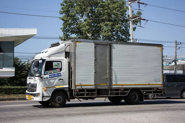 Chiangmai Tailandia Noviembre 2020 Camión Carga Hino Privado Foto Carretera — Foto de Stock