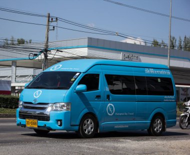 Chiangmai, Tayland - 27 Kasım 2020: Chiangmai Sky Seyahat Turu. Fotoğraf 121 no 'lu yolda, Chiangmai, Tayland şehir merkezinden yaklaşık 8 km uzaklıkta..