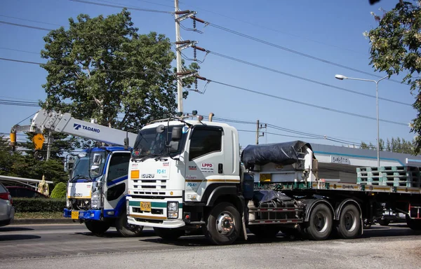 Chiangmai Tailândia Novembro 2020 Private Isuzu Cargo Truck Foto Estrada — Fotografia de Stock