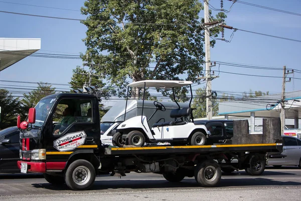 Chiangmai Tailândia Dezembro 2020 Nam Jaruen Tow Truck Emergency Car — Fotografia de Stock