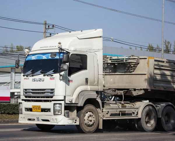 Chiangmai Thailand December 2020 Private Isuzu Dump Truck Road 1001 — Fotografia de Stock