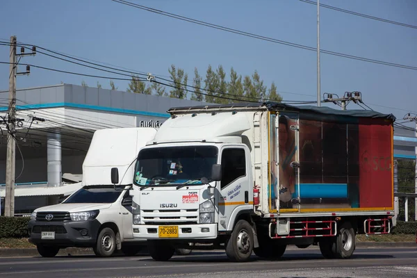 Chiangmai Thaïlande Décembre 2020 Camion Cargo Privé Isuzu Photo Sur — Photo