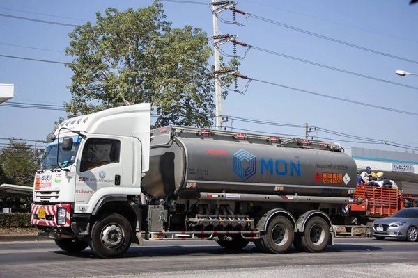 Chiangmai Thailand January 2021 Oil Truck Mon Oil Transport Company — 스톡 사진