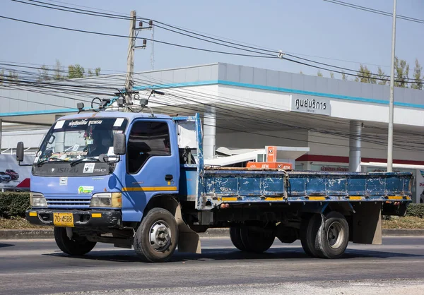 Chiangmai Tailandia Enero 2021 Camión Carga Privado Isuzu Foto Carretera —  Fotos de Stock