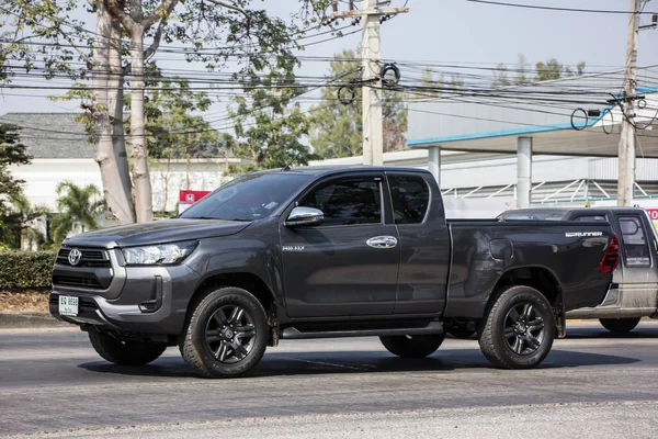 Chiangmai Tailândia Janeiro 2021 Veículo Particular Toyota Hilux Revo Estrada — Fotografia de Stock