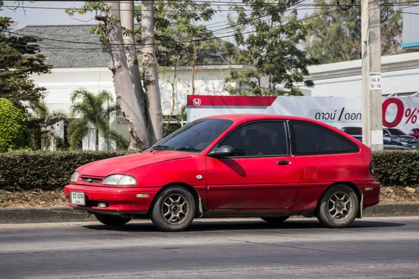 Chiangmai Tailândia Janeiro 2021 Private Sedan Car Ford Fiesta American — Fotografia de Stock