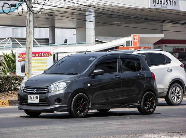 Chiangmai Tailandia Marzo 2021 Coche Ecológico Privado Suzuki Celerio Foto — Foto de Stock