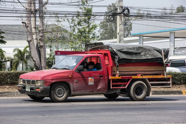 Chiangmai Tailândia Março 2021 Private Pickup Car Nissan Big Road — Fotografia de Stock