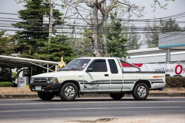 Chiangmai Ταϊλάνδη Μαρτίου 2021 Ιδιωτικό Παλιό Αυτοκίνητο Pickup Toyota Hilux — Φωτογραφία Αρχείου