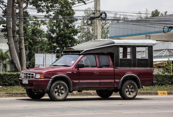 Chiangmai Tailândia Junho 2021 Private Pickup Car Ford Ranger Estrada — Fotografia de Stock