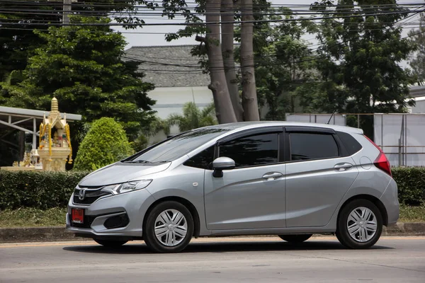 Chiangmai Таїланд Червня 2021 Приватний Міський Автомобіль Honda Jazz Ять — стокове фото