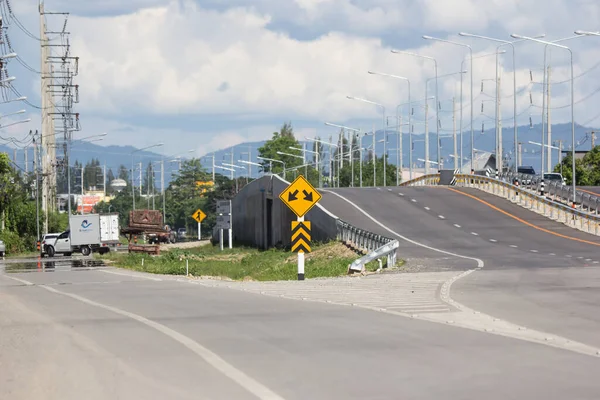 Chiangmai Thailand July 2021 Bridge Highway Road 121 Third Ring — Stock Photo, Image