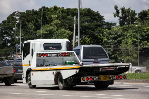 Chiangmai Tailândia Julho 2021 Maejo Slide Tow Truck Emergency Car — Fotografia de Stock