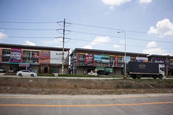 Chiangmai Tailandia Julio 2021 Nuevo Edificio Nueva Área Negocios Lado — Foto de Stock