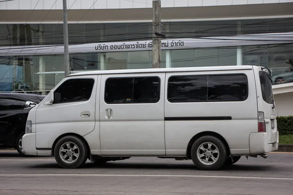 Chiangmai Thailand July 2021 Private Old Nissan Urvan Van Car — стоковое фото