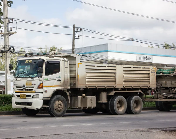 Chiangmai Thailand September 2021 Soldaat Hino Dump Truck Weg 1001 — Stockfoto