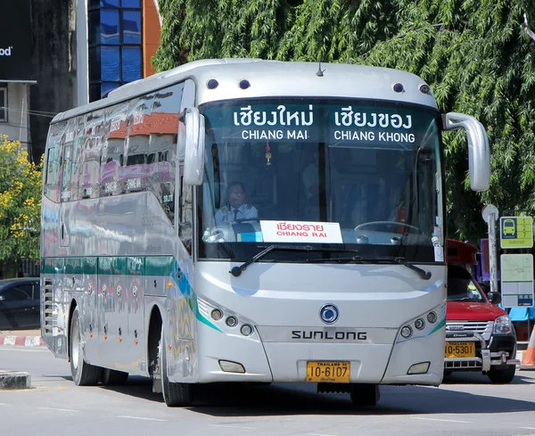 Sunlong buss i Greenbus företag. — Stockfoto