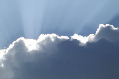 Bulut Scape, Tropikal Gökyüzünden Bulut. Tayland gökyüzünden Yağmurlu Sezon.