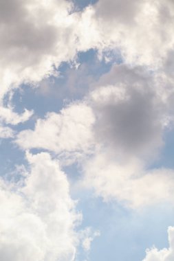 Dikey Bulut Burnu, Tropikal Gökyüzünden Bulut. Tayland 'dan yağışlı mevsim.