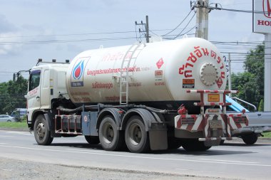 Bas-konuþ Lpg gaz kamyonu.