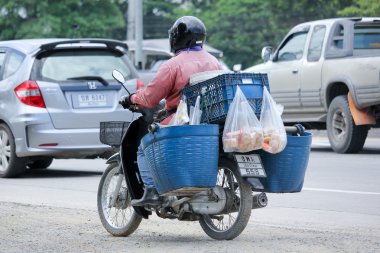 Small Market on Motercycle