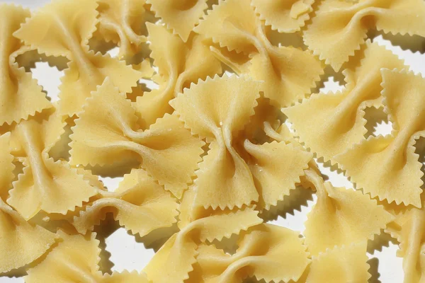 Close-up van rauwe pasta — Stockfoto