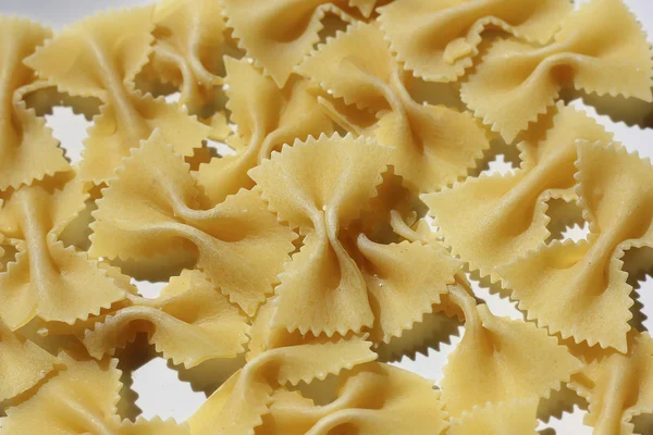 Close-up van rauwe pasta — Stockfoto