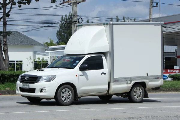 Conteneur frigorifique privé Camion pick-up . — Photo