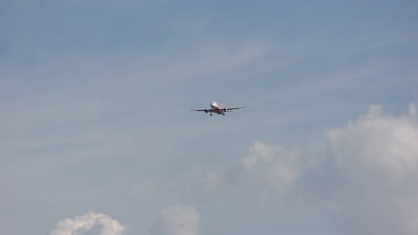 空客 A320-200 的亚航. — 图库视频影像