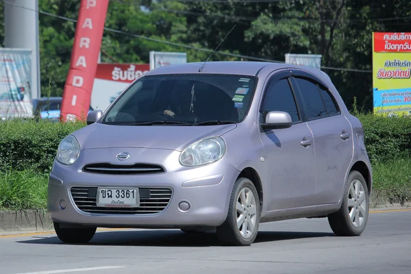 Private car, Nissan March. — Stock Photo, Image