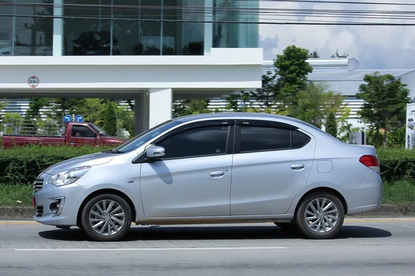 Soukromé auto, Mitsubishi Attrage — Stock fotografie