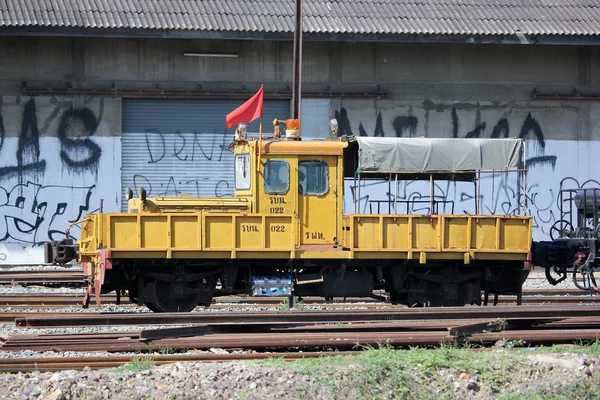 Onderhoud trainen van staat spoorweg van thailand — Stockfoto