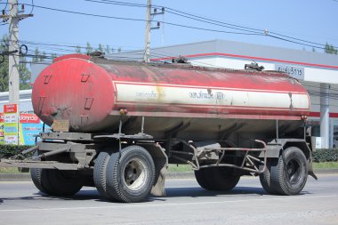  Oil Truck of Sa Nga Transport. clipart