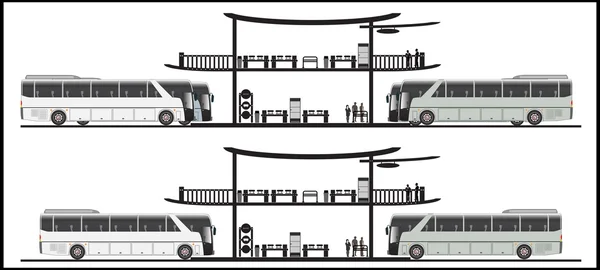 Dworzec autobusowy — Zdjęcie stockowe