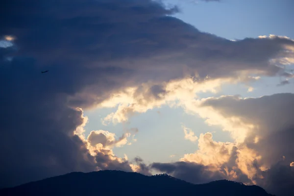 Cloud Scape on Sun heure du lever — Photo