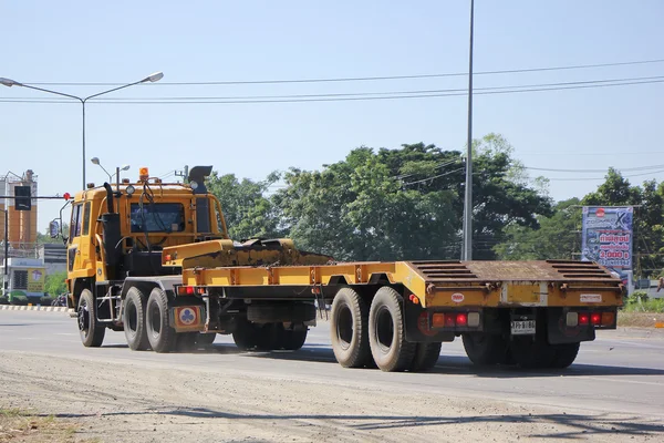 Trailer Truck of Department of Groundwater Resources. — 图库照片