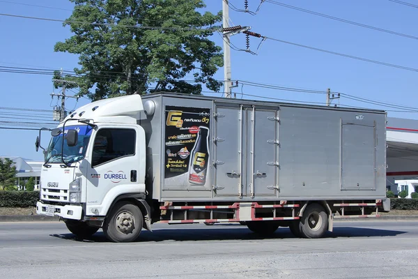 Camión de contenedores de la compañía Durbell . —  Fotos de Stock