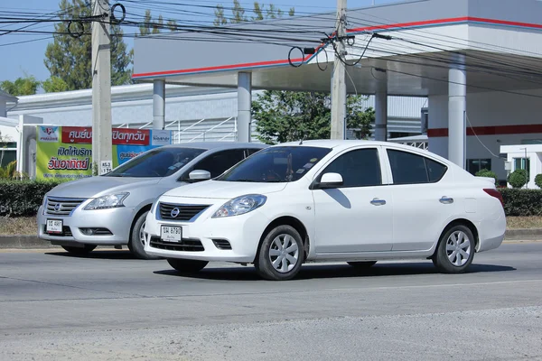 Eco prywatnego samochodu, Nissan Almera. — Zdjęcie stockowe