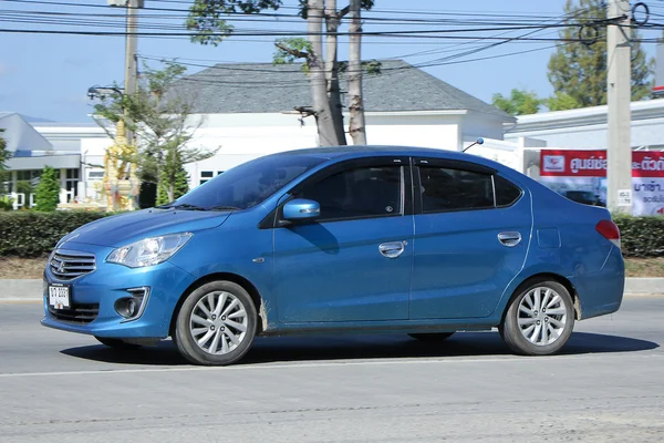 Eco privát autót, Mitsubishi-Attrage. — Stock Fotó