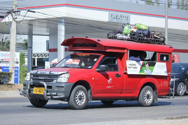 Chiangmai taxi rojo — Foto de Stock