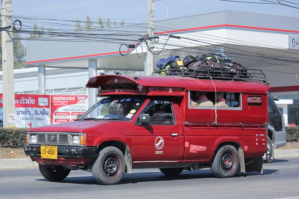 Chiangmai taxi rojo — Foto de Stock