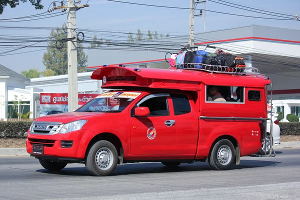 Rotes Taxi chiangmai — Stockfoto